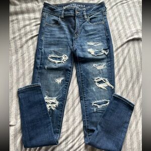 American Eagle Outfitters Distressed Denim Jeggings